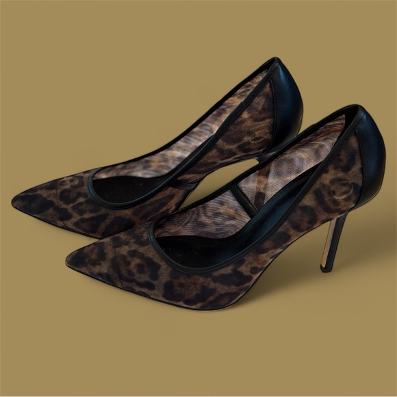 JLo Mesh Leopard Print Women's Shoes - Picture 2 of 3